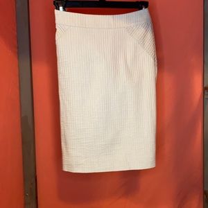 Tan/white striped pencil